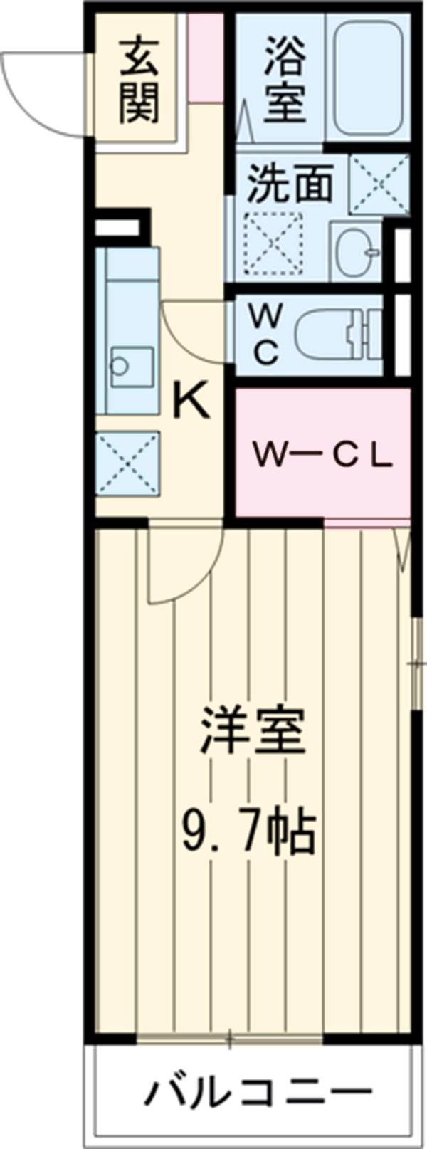 フォンテーヌ桶川の間取り