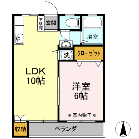 光マンションの間取り