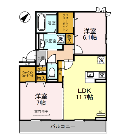 ブライトネスの間取り
