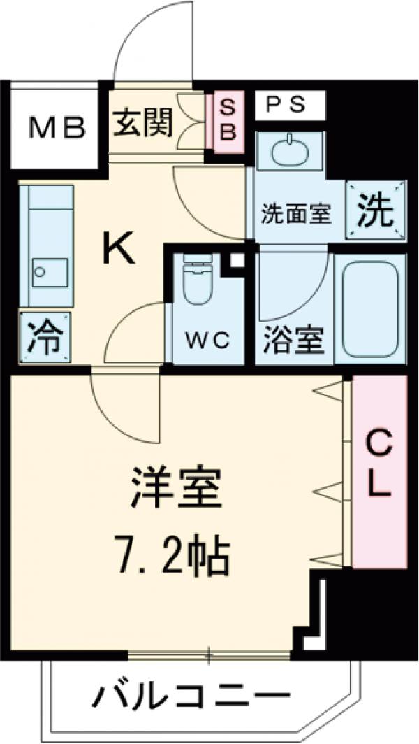 リファイズ小岩の間取り