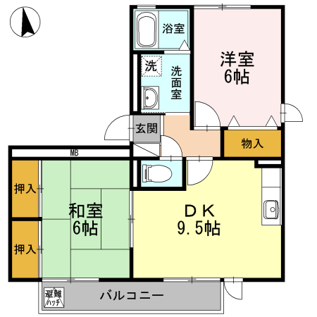 アチチュードの間取り