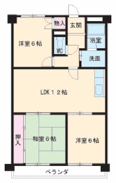 ニューアーバン一社の間取り