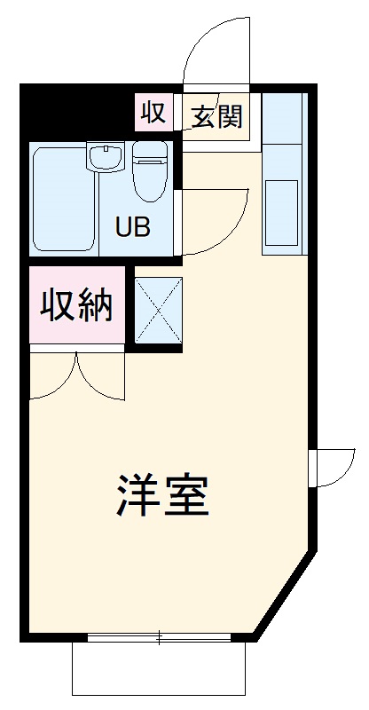 ハイツ・ウエストの間取り