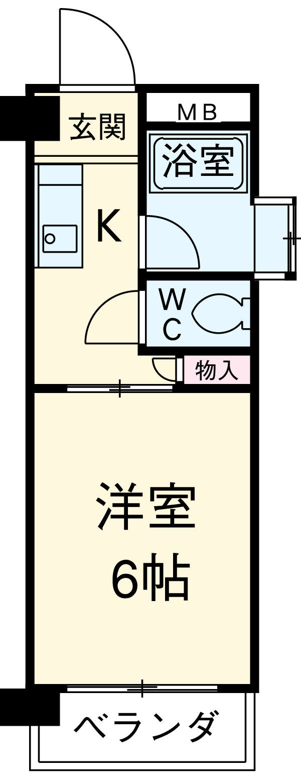 大丸マンションの間取り