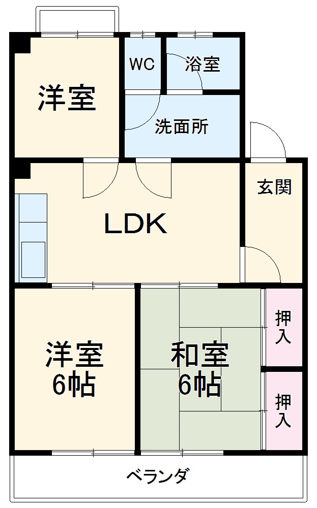 エレガンス柴の間取り