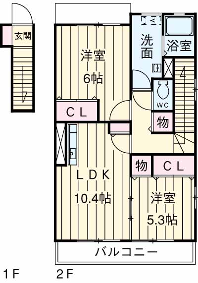 コンフォートソシアの間取り