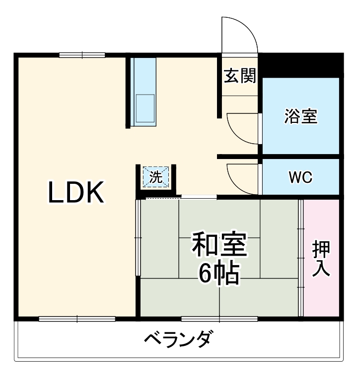 近藤マンションの間取り