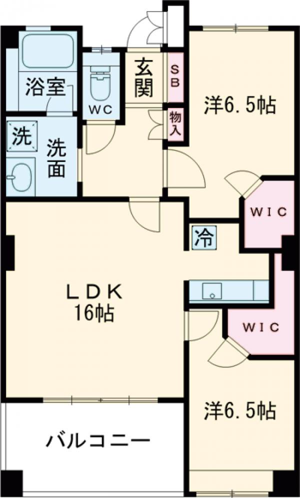 ドゥーエ芦花公園の間取り