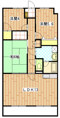 オアシスKOSAIの間取り