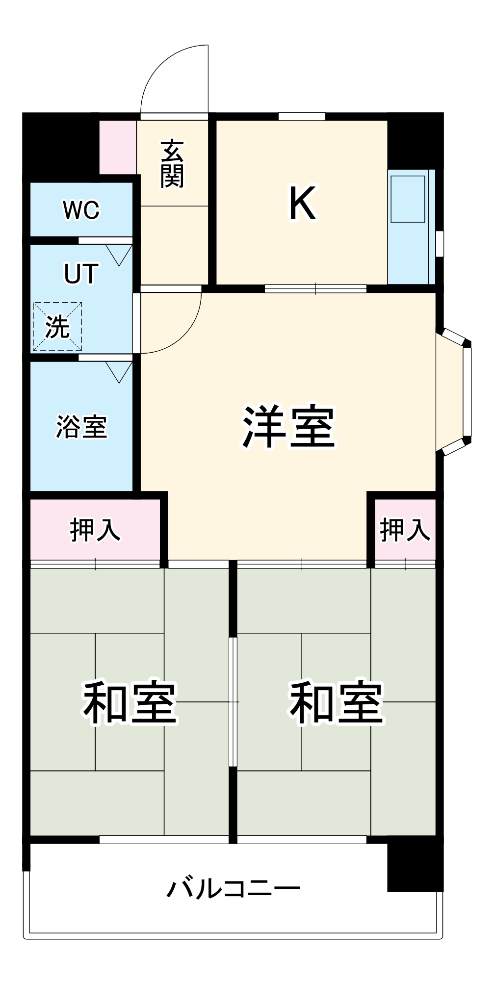 アルトーレ（旧ホワイトビル）の間取り