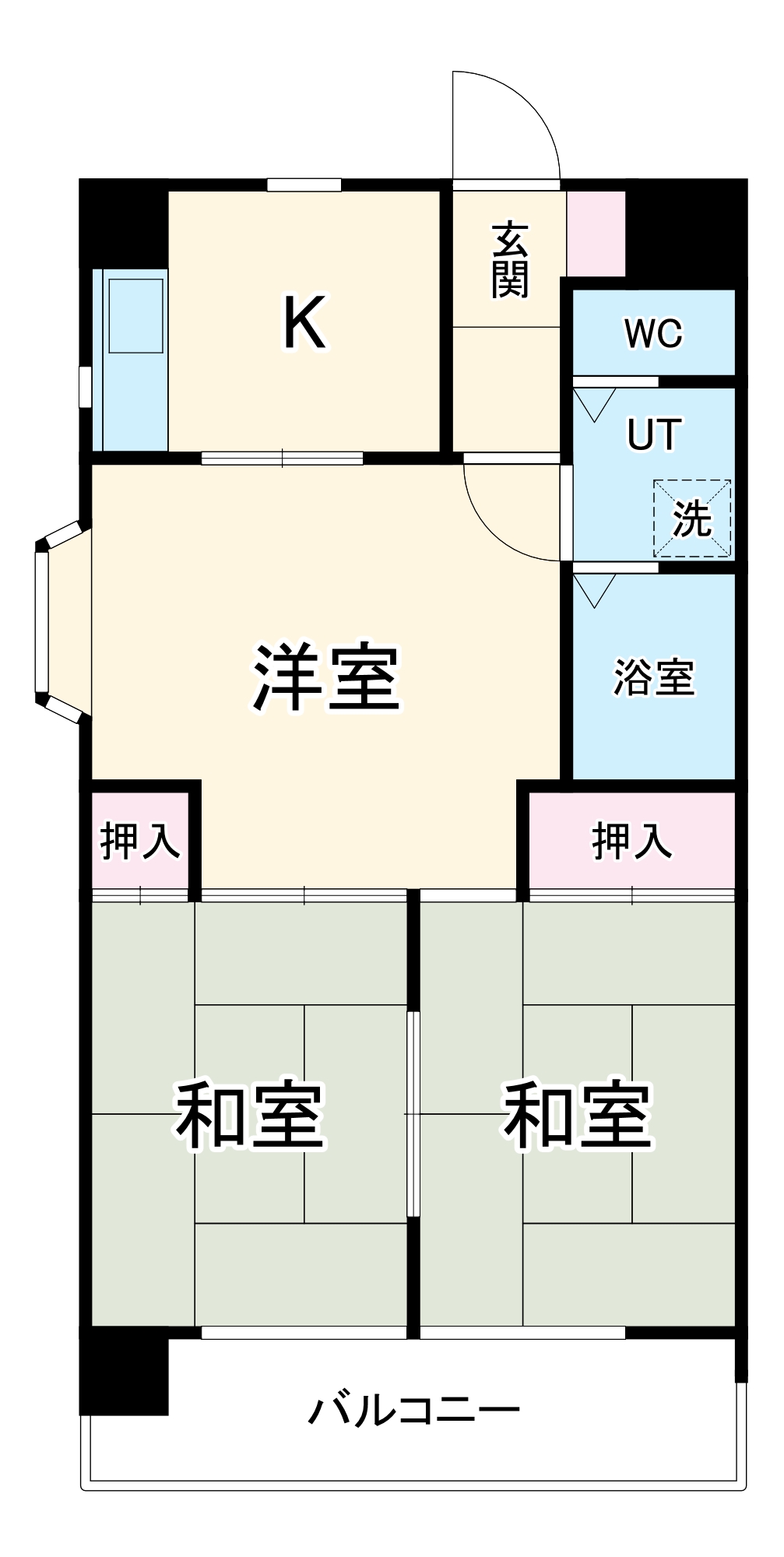 アルトーレ（旧ホワイトビル）の間取り
