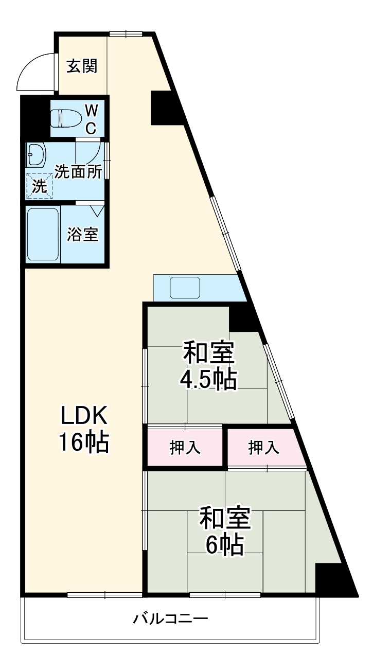 ファミリーハイツ柴田の間取り