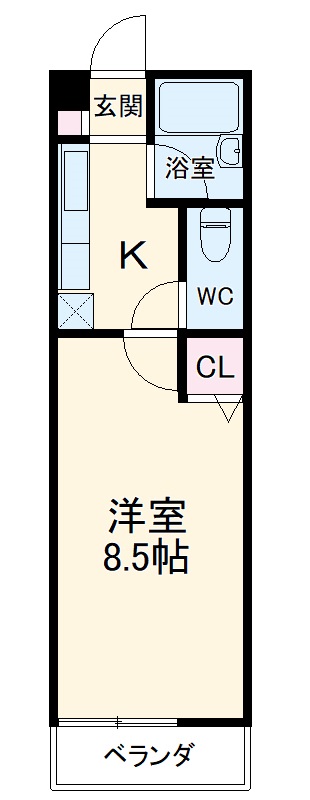 清和コモンズの間取り