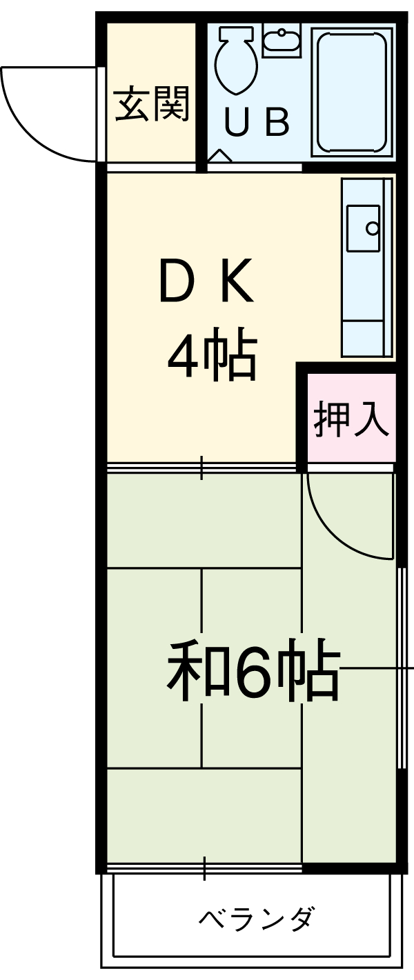 ムーニー若原の間取り