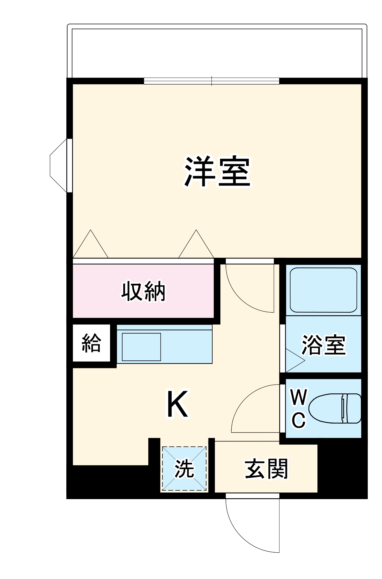 コーポ社台の間取り
