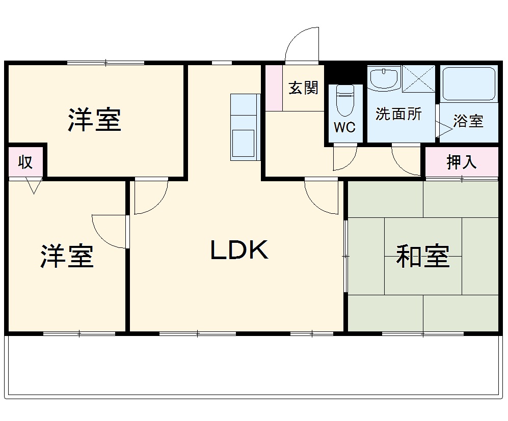 グランドハイリス上社の間取り