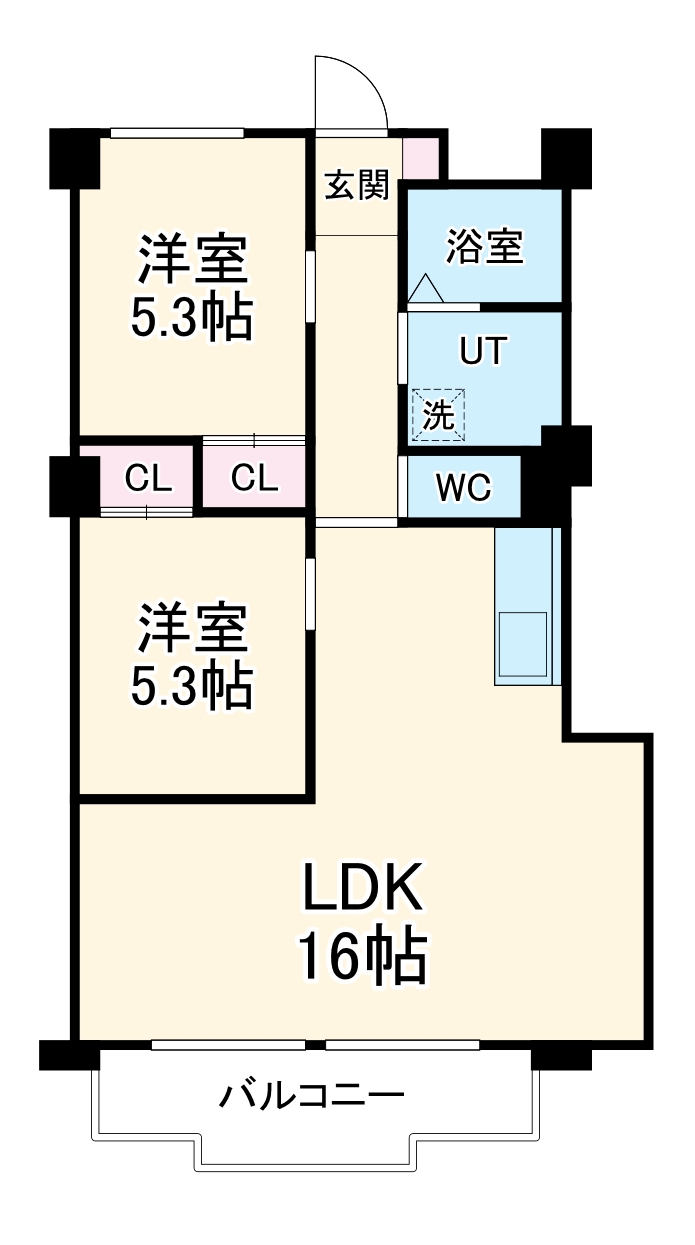 第2名昭ビルの間取り