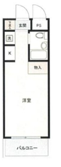 スカイコート日吉第二の間取り