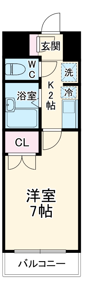 ソレイユ上社の間取り