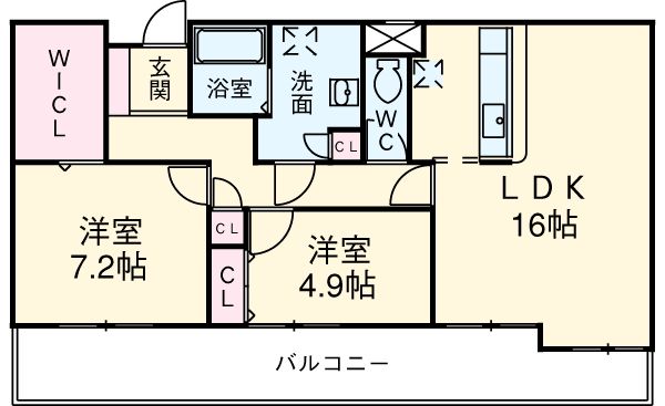 サムティレジデンス東山公園の間取り