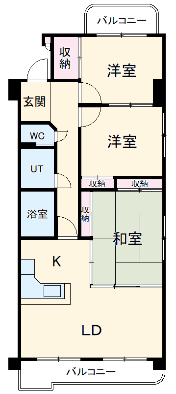 アルカディアⅡ牧の里の間取り