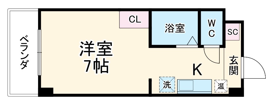 メジログランデ星ヶ丘の間取り
