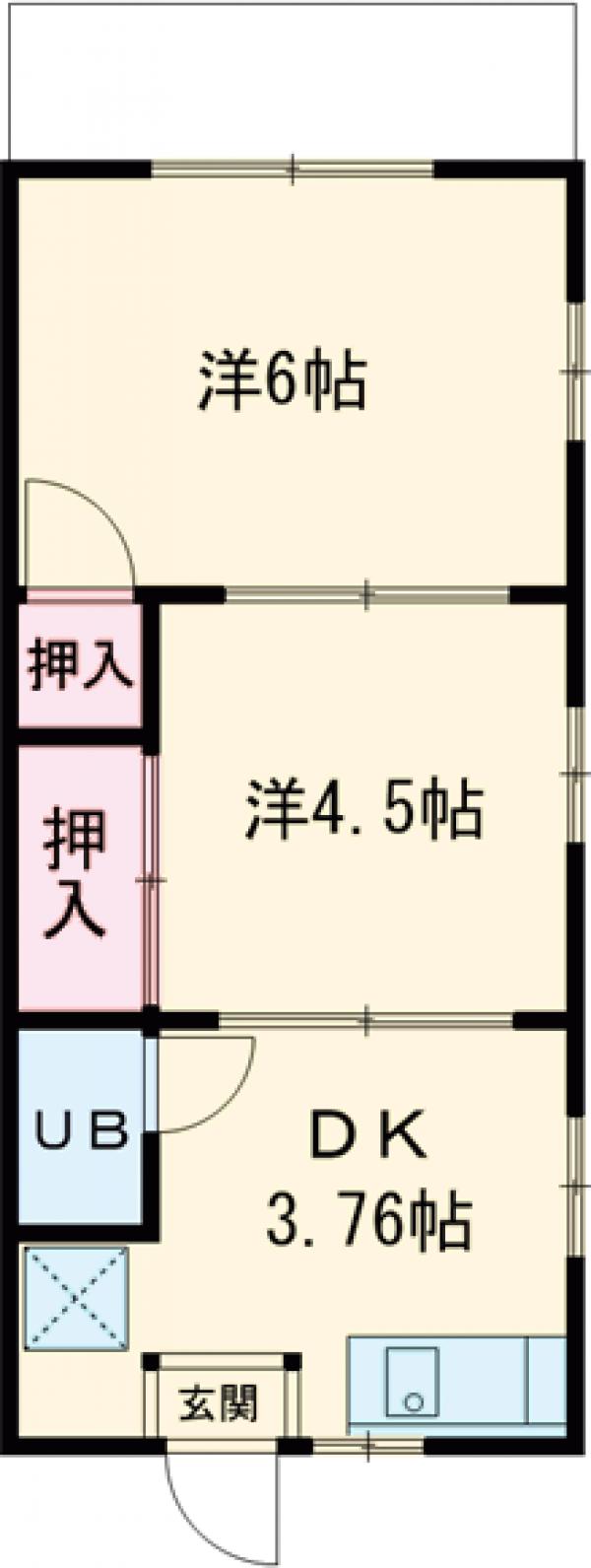 コテージ神代の間取り