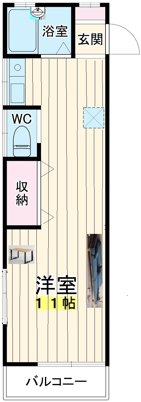 すまいる高津の間取り