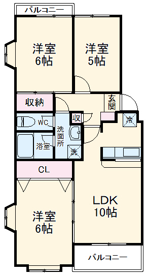 パークアベニューの間取り