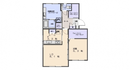 アドバンス八木の間取り