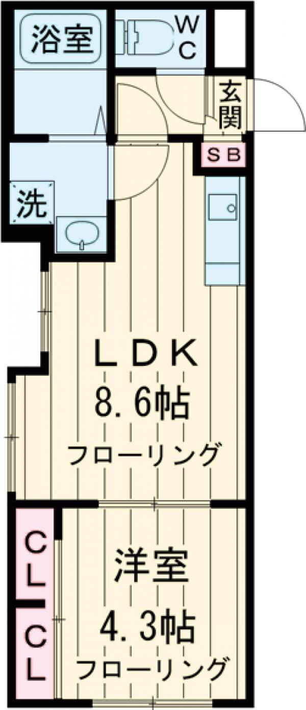 プリジェ池袋の間取り
