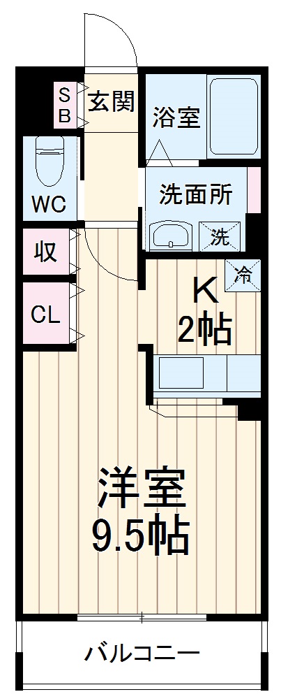 アバンシー緑町の間取り