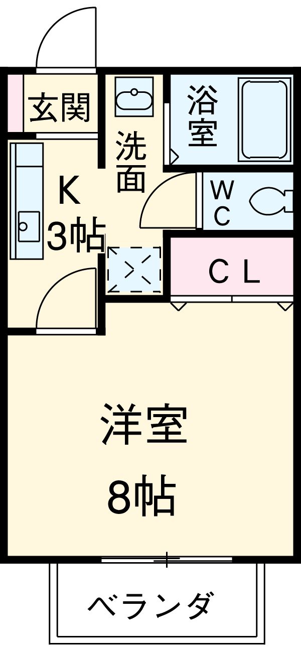 サン・friendsタツミⅡの間取り