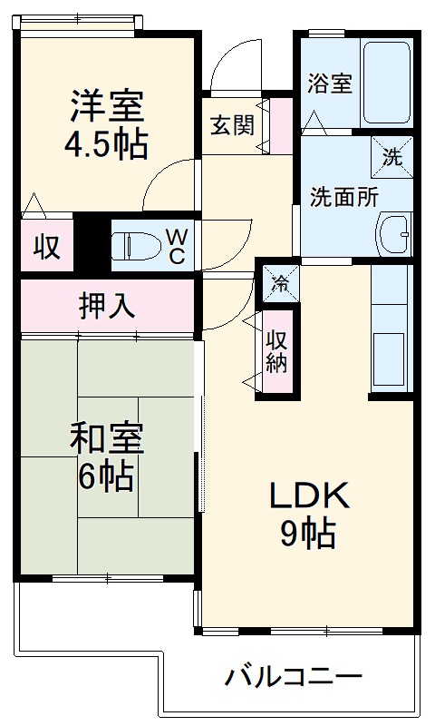 emラフォーレ実籾の間取り