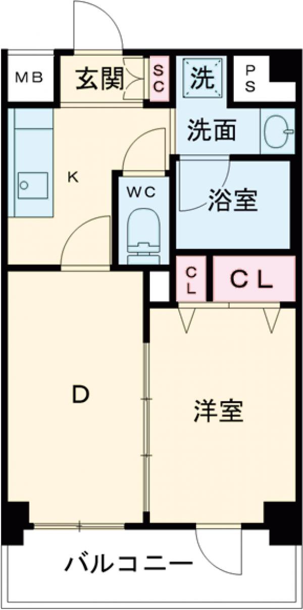 グリーンフィールド小竹向原の間取り