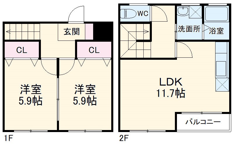 ドレッセの間取り