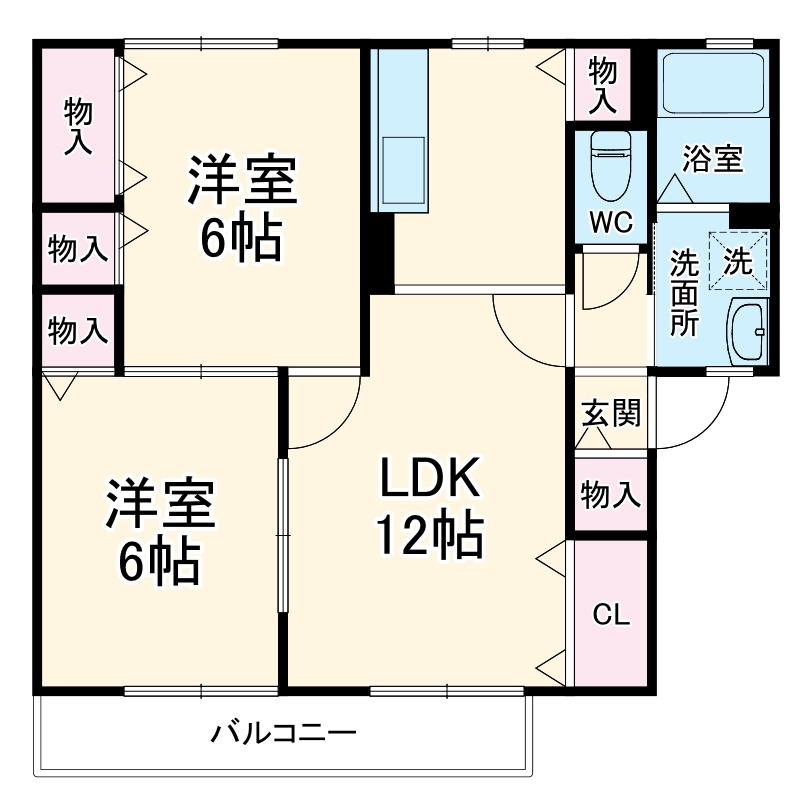 メープル上野の間取り
