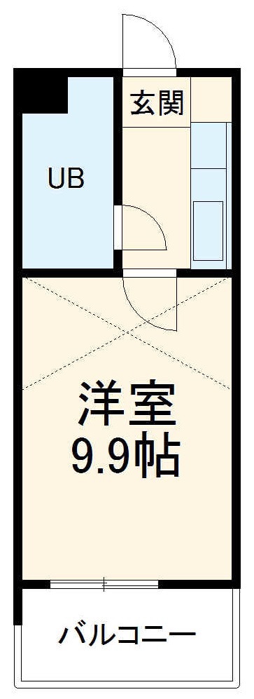 ジュネパレス新検見川第8の間取り