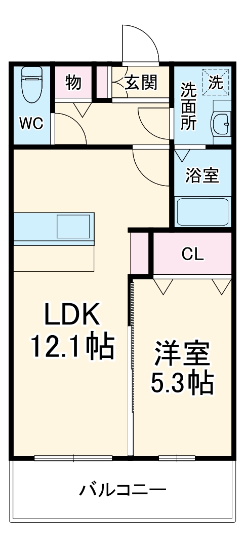 カトルパレ小石川の間取り