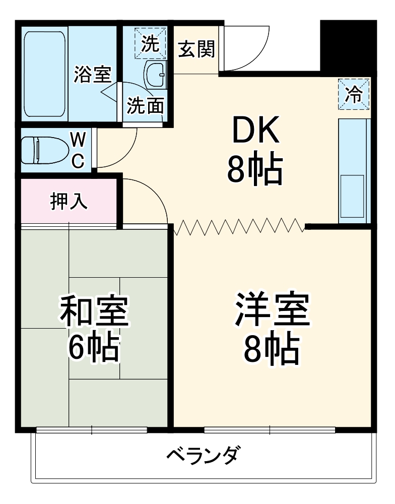 メゾン大和田の間取り