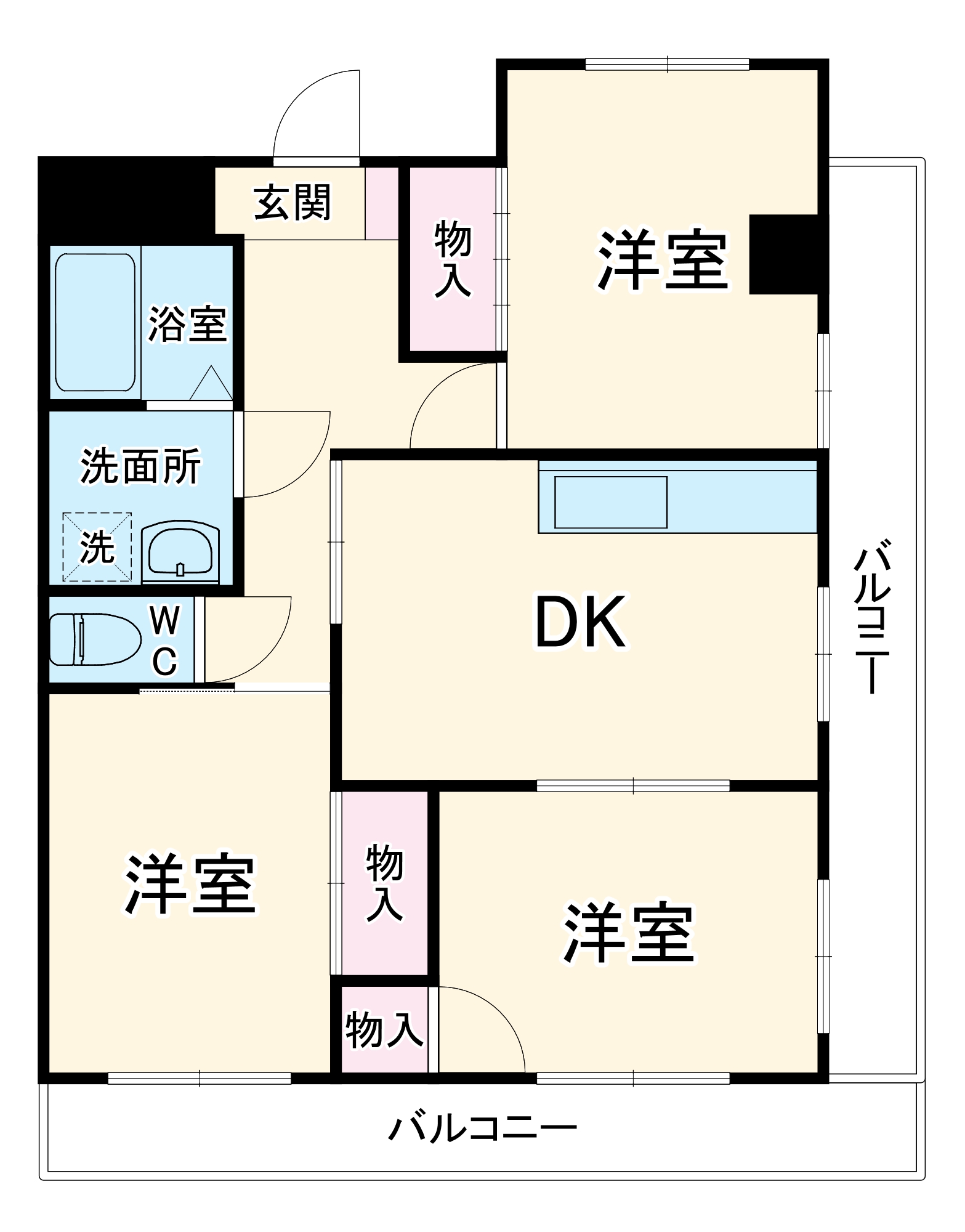 グレース犬山Ⅰの間取り