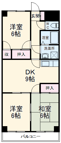 パークヒルズの間取り