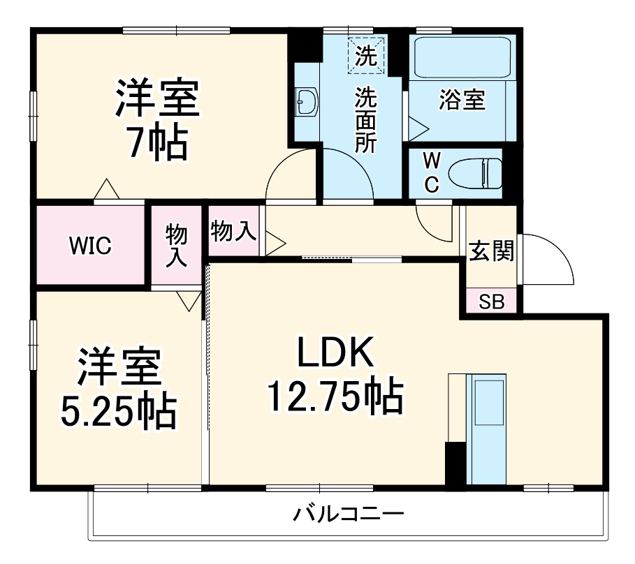 フォレスタ Aの間取り