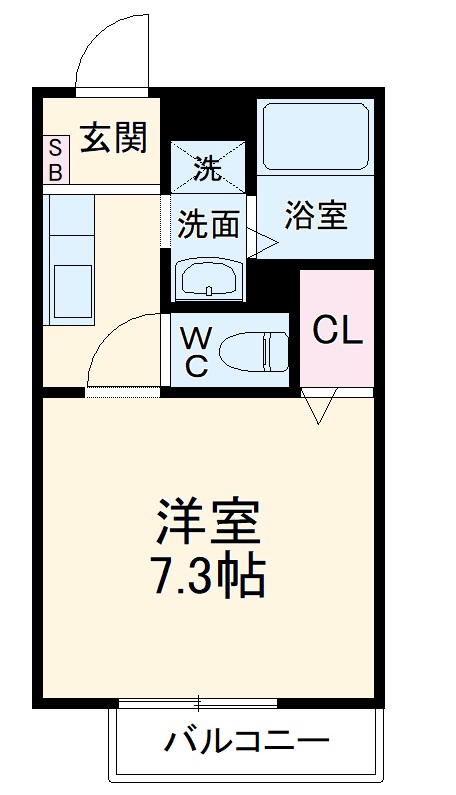 ル・プレジールの間取り