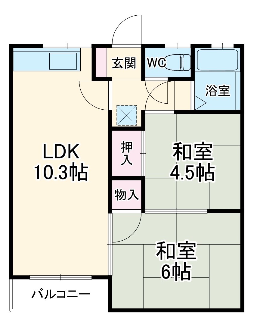 コーポKEIⅡの間取り