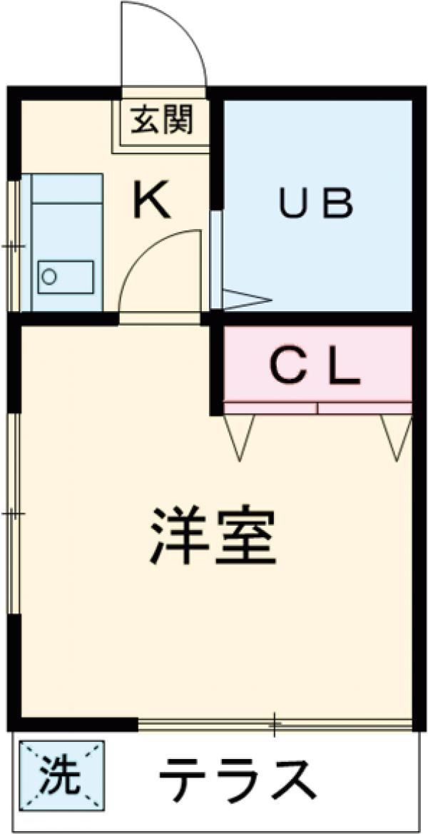 コーポゆきの間取り