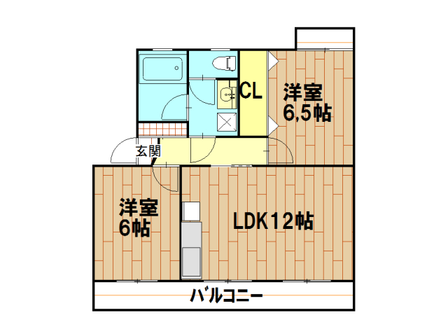 コンフォールNISHIMURAの間取り