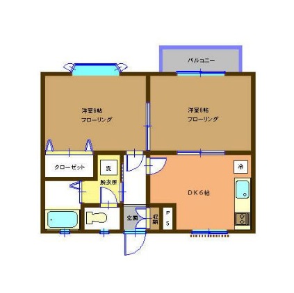 パレス紀風の間取り