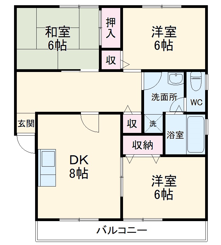 バラージュの間取り