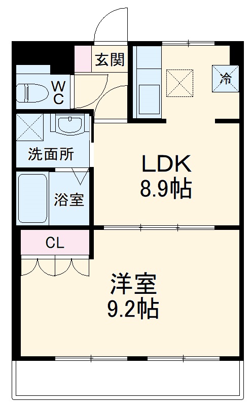 プレイスの間取り